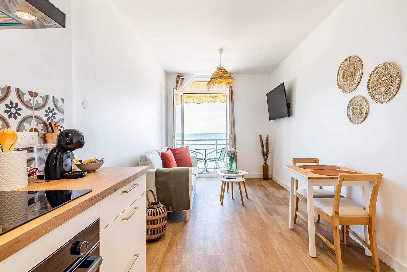 Les Pieds Dans L'Eau - Appartment 1 - Vue Mer Cancale Exteriér fotografie