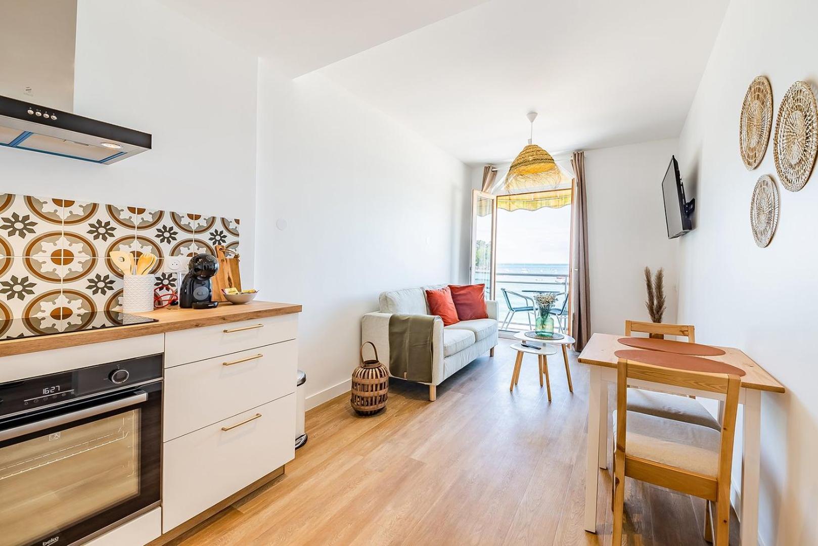 Les Pieds Dans L'Eau - Appartment 1 - Vue Mer Cancale Exteriér fotografie